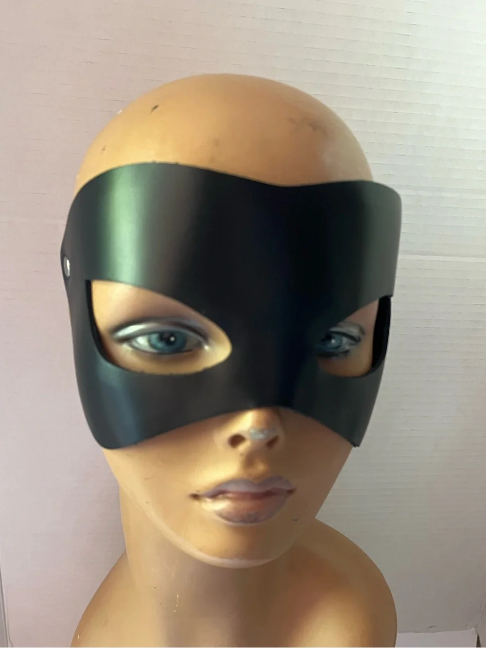 Dr. Harness Leather Domino Mask -NWT